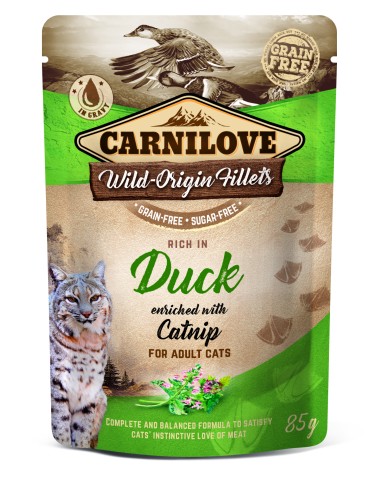 Carnilove Cat Duck+Catnip 85gP
