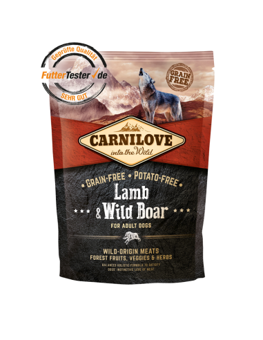 Carnilove for Adult Dogs Lamb & Wild Boar 1,5kg