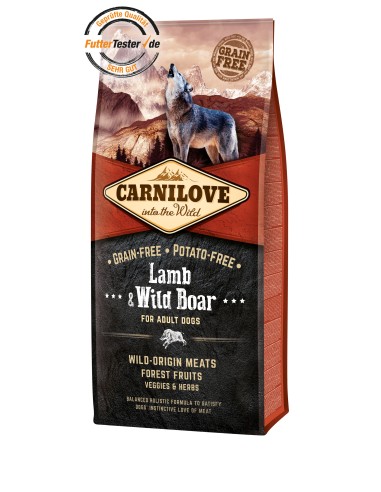 Carnilove Lamb+Wild Boar 12kg