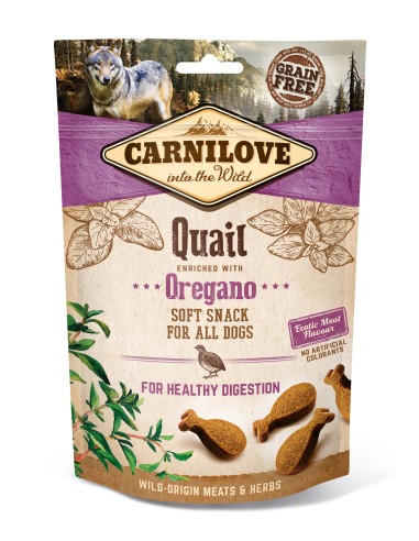 Carnilove Dog Soft Quail+Orega 200g