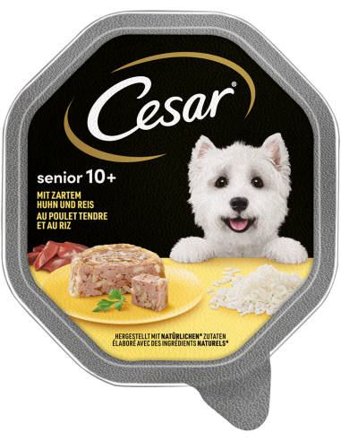 Cesar senior 10+ Huhn+Reis 150gS