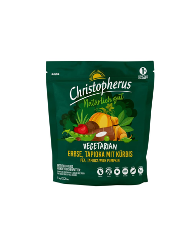 Christopherus Vegetarian Erbse+Tapio+Kürbis 1kg