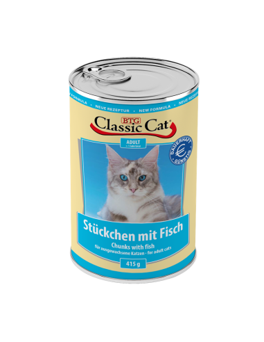 Classic Cat Stückchen mit Fisch 415gD