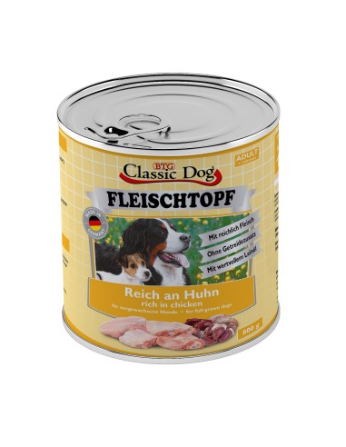 Classic Dog Fleischtopf Huhn 800gD