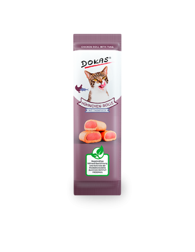 Dokas Cat Huhn-Rolle Thunfisch 10g