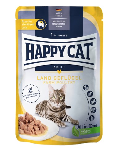 HappyCat Culinary Land Geflügel 85gP