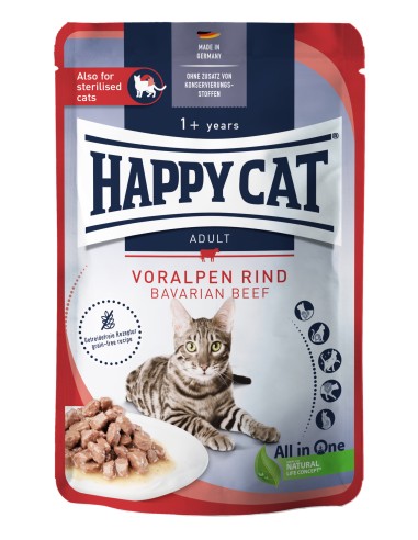 HappyCat Culinary Voralpen Rind 85gP