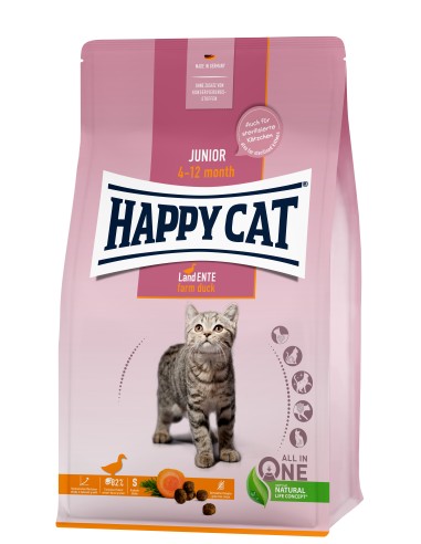 HappyCat Junior Land Ente 1,3kg