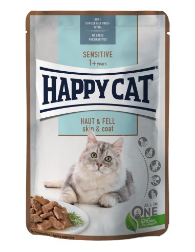 HappyCat Sensitive Haut&Fell 85gP