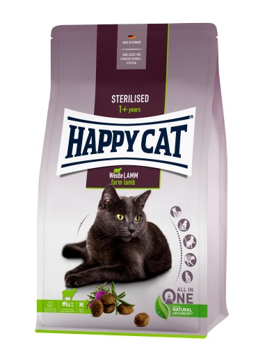 HappyCat Sterili Weide Lamm 1,3kg