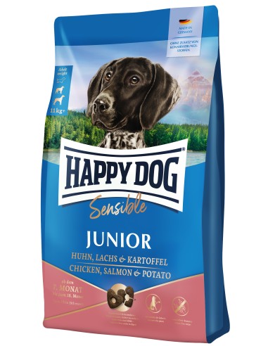 HappyDog Sensi Junior Lachs Kar 10kg