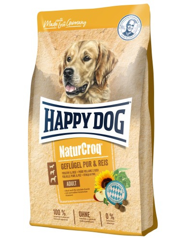 HappyDog NaturCroq Gef pur Reis 4kg