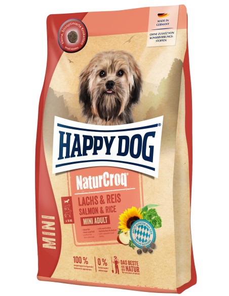 HappyDog NaturCroq Mini Lachs & Reis 4kg