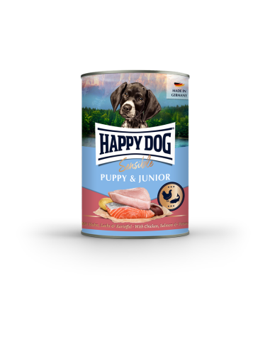 HappyDog Sensible Puppy Huhn Lachs Kartoffel 400gD