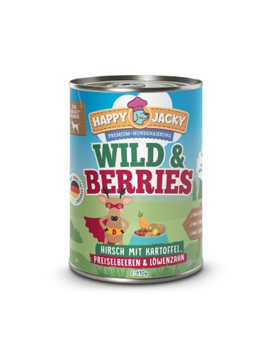 Happy Jacky Wild & Berries 410g