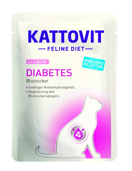 Kattovit Diabetes Lachs 85gP