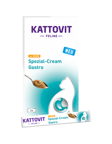 Kattovit Spezial-Cream Gastro mit Huhn 6x15g