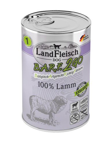 Landfleisch BARF2GO Exkl Lamm 400g