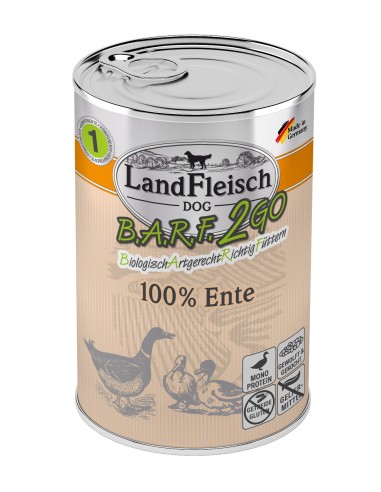 Landfleisch BARF2GO Ente 400g