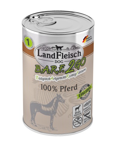 Landfleisch BARF2GO Exkl Pferd 400g