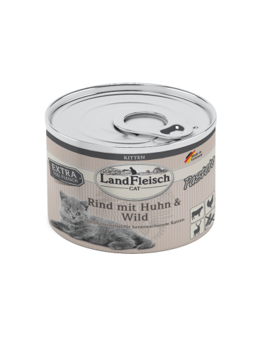 Landfleisch Cat Kitten Rind Huhn195gD