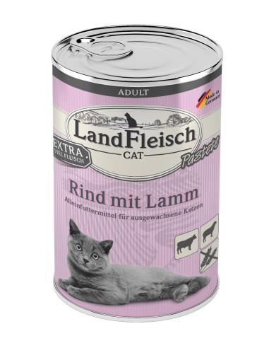 Landfleisch Cat Past Rind+Lamm 400gD