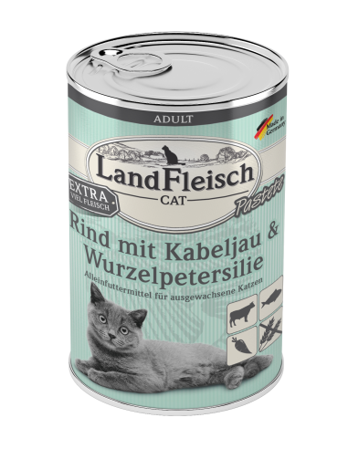 Landfleisch Cat Past Rind+Kabel.400gD