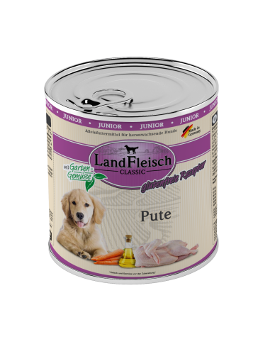 LandFleisch Dog Classic Junior Pute 800gD