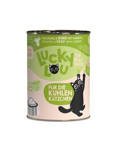 LuckyLou LS Kitten Geflügel+Rind 400gD