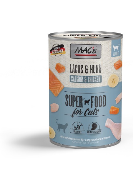 Macs Cat Lachs+Hühnchen 400gD