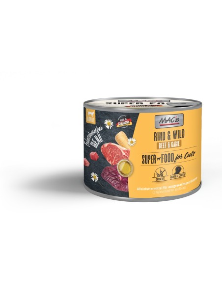 Macs Cat Feinschmenker Rind+Wild 200gD