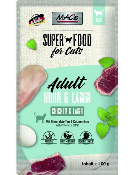 Macs Cat Huhn+Lamm 100gP