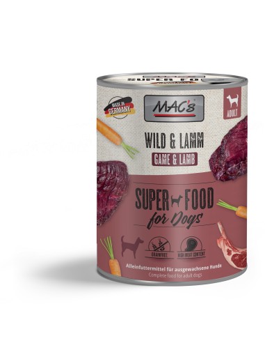 Macs Dog Wild+Lamm 800gD