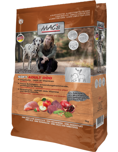 Macs DOG Soft Pute+Hirs 5kg