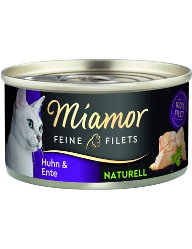 Miamor Feine Filets Natur Huhn Ente 80gD