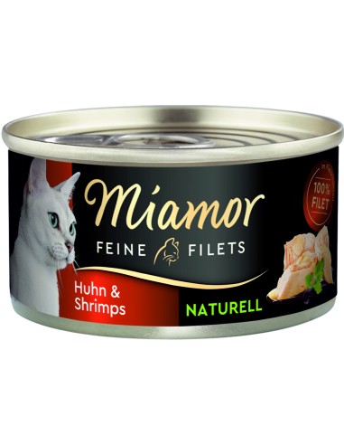 Miamor Feine Filets Natur.Huhn Shrimp 80gD