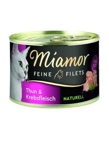 Miamor Feine Filets Natur.Thun Krebs.156gD