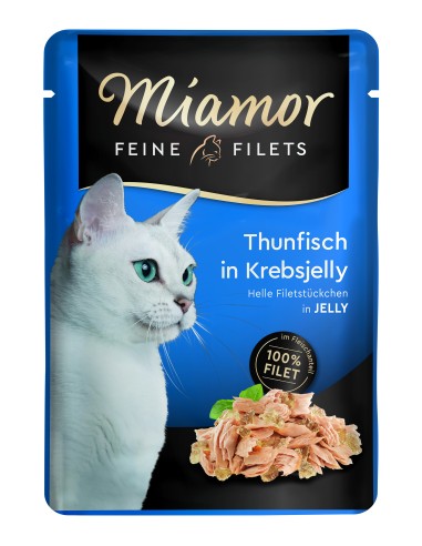 Miamor Feine Filets Thunfisch Krebsjelly100gP