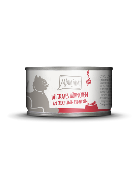MjAMjAM Katze - Hühnchen+Erdbeeren 100gD