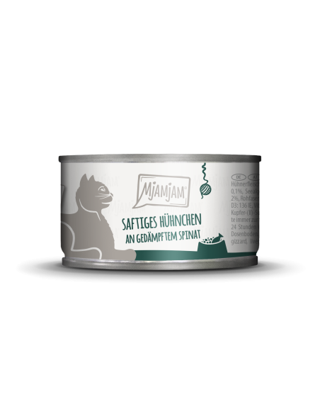 MjAMjAM Katze - Huhn+Spinat 100gD