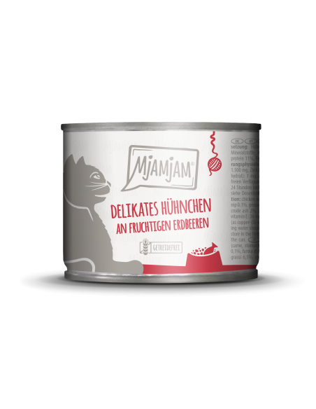 MjAMjAM Katze - Hühnchen+Erdbeeren 200gD