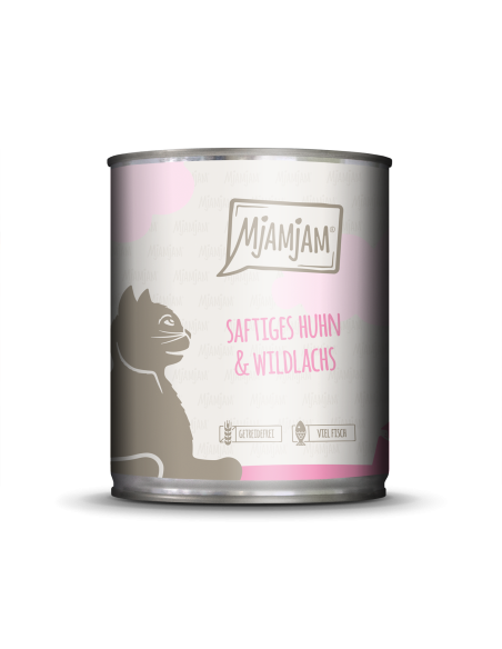 MjAMjAM Katze - Huhn+Wildlachs 800gD