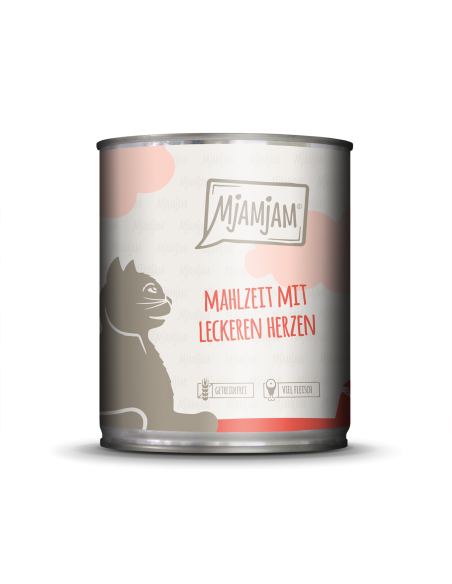 MjAMjAM Katze - Mahlzeit Herzen 800gD