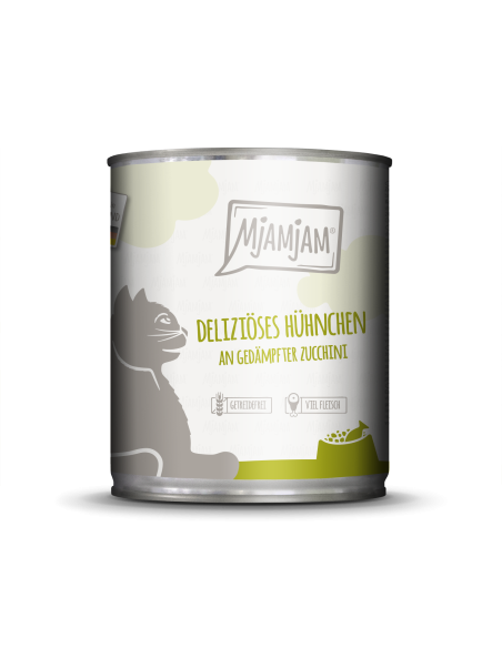 MjAMjAM Katze - Hühnchen+Zuchhini 800gD
