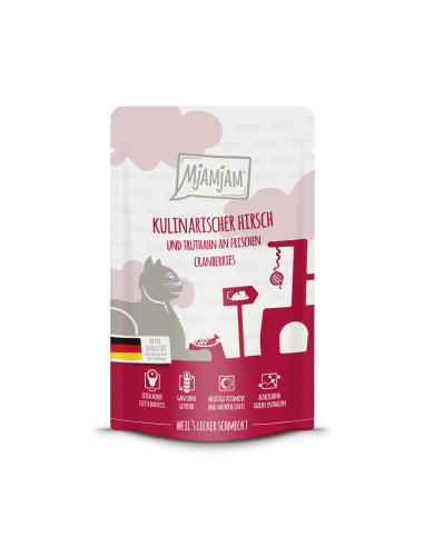 MjAMjAM Katze - Hirsch+Truthahn+Cranberries 125gP