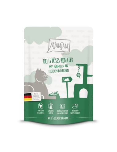 MjAMjAM Katze - Rentier+Huhn+Möhrchen 300gP