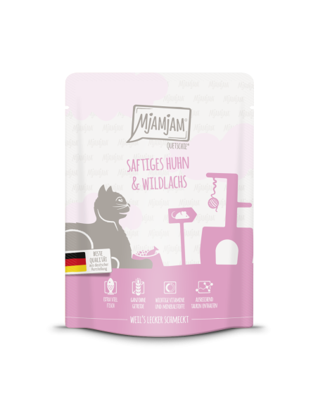 MjAMjAM Katze - Huhn+Wildlachs 300gP