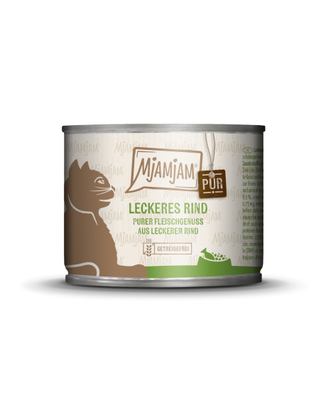 MjAMjAM Katze - Rind pur 200gD