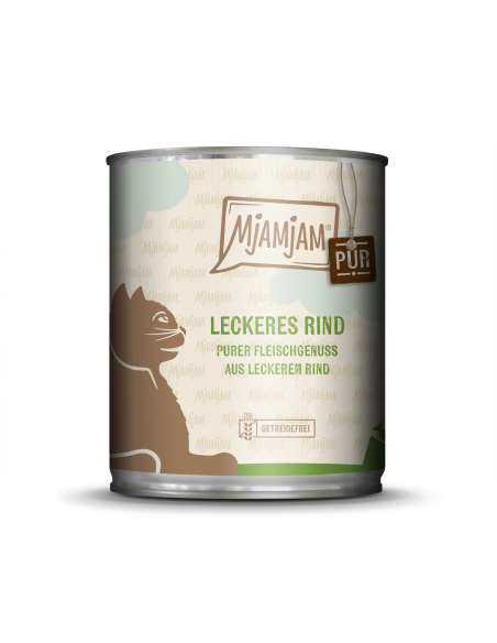 MjAMjAM Katze - Rind pur 800gD