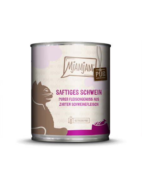 MjAMjAM Katze - Schwein pur 800gD